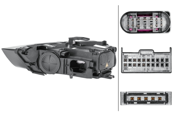 Far dreapta D5S/H8/LED/PSY24W, electric, fara motoras, Bi-Xenon; LED potrivit AUDI Q3 2011-2018 [2]