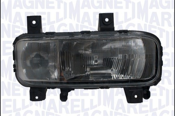 Far Stanga potrivit MERCEDES ATEGO, ATEGO 2 dupa 1998 (H1/H4, electric, fara motoras, culoare insert: cromat) [2]