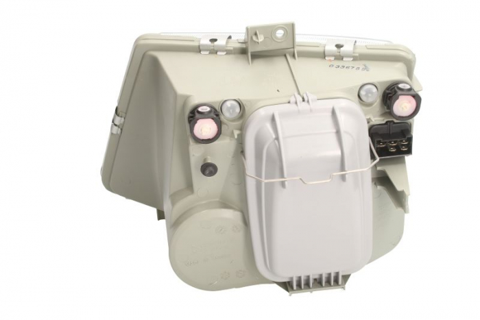 Far Dreapta (H1/H4, manual, mecanic, fara motoras, culoare insert: alb, culoare semnalizator: transparent) potrivit MERCEDES VITO (W638) [2]