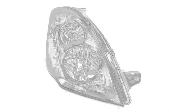Far dreapta (H1 H7, electric, cu motor, culoare insert: crom platinat) potrivit IVECO DAILY V 09.11-02.14