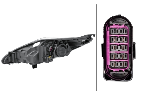 Far dreapta H1/H7, electric, cu motoras FORD FIESTA 6 VI intre 2008-2013 [2]