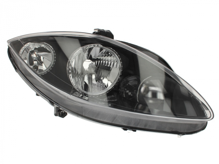 Far Dreapta (H1 H7, electric, fara motoras, culoare insert: negru) potrivit SEAT ALTEA, ALTEA XL, LEON, TOLEDO III -05.09