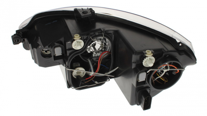 Far Dreapta (H1/H7, electric, fara motoras, culoare insert: negru) potrivit SEAT ALTEA, ALTEA XL, LEON, TOLEDO III -05.09 [2]