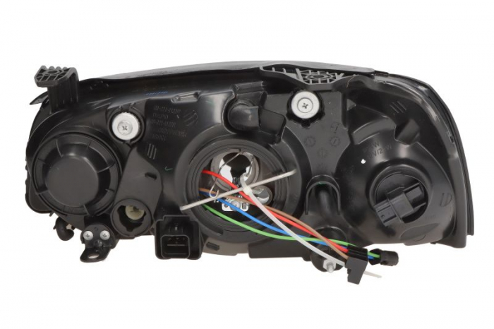 Far dreapta H1/H7, electric, fara motoras, culoare interior negru, culoare semnalizator: galben potrivit HYUNDAI ELANTRA III 01.04-12.06 [2]