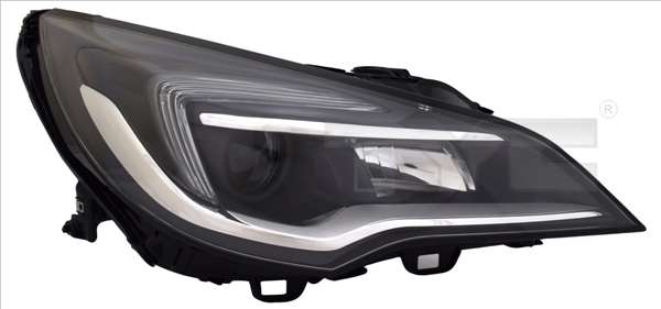 Far Dreapta (H1 H7 LED, electric, cu motor, DRL) potrivit OPEL ASTRA K 06.15-