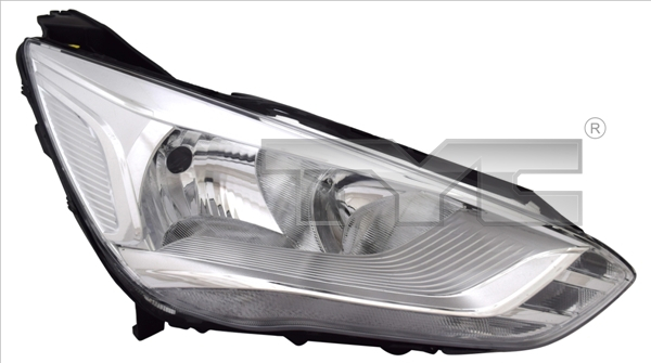 Far Dreapta H1/H7/LED, electric, cu motor potrivit FORD C-MAX II 2015-2019 [2]