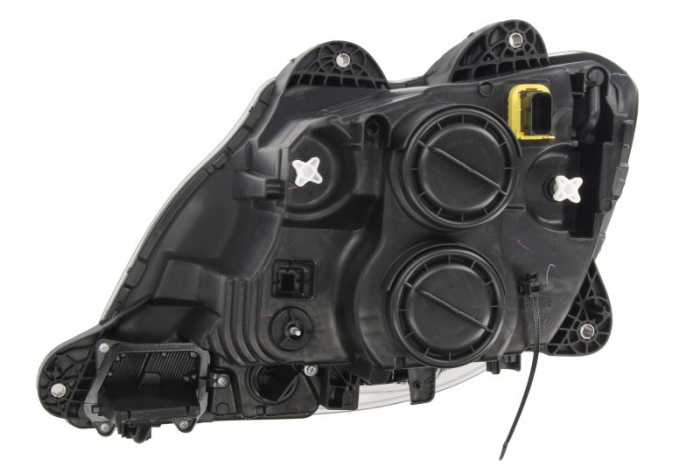 Far dreapta (H1/H7/LED/PY21W, electric, fara motor, cu lumini zi, culoare interior: crom, culoare semnalizator: transparent) potrivit DAF XF 106 10.12- [2]