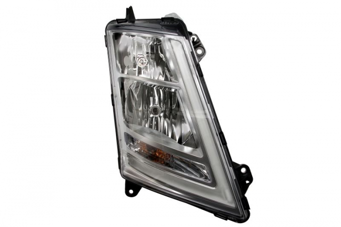 Far dreapta (H1 H7 LED PY21W, manual, culoare insert: argintiu) potrivit VOLVO FH II 01.12-
