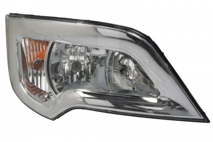 Far dreapta (H1 H7 PY21W W5W, culoare insert: crom platinat, culoare indicator: alb) potrivit MERCEDES TRAVEGO (O 580) 01.08-