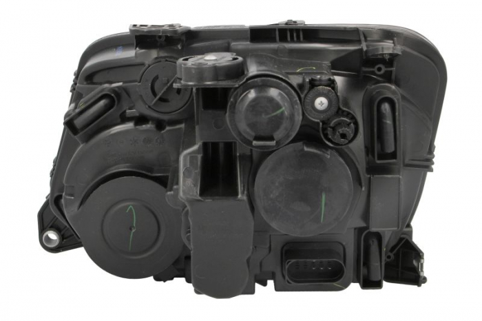 Far Dreapta (H1/H7/PY21W/W5W, manual, fara motoras, culoare insert: cromat, culoare semnalizator: transparent) potrivit VW AMAROK [2]