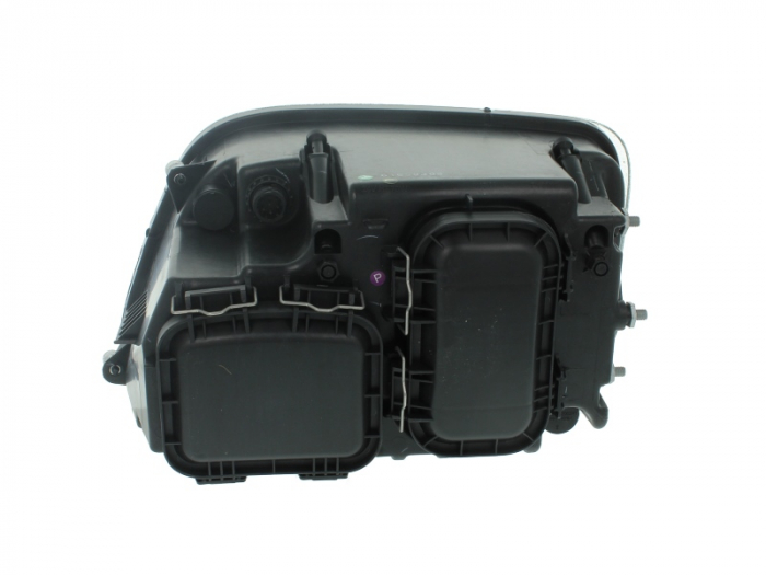 Far dreapta (H1/H7/PY21W/W5W, reglaj electric fara motor, insertii crom, Semnalizator galben) MERCEDES ACTROS MP2 / MP3 dupa 2002 [2]