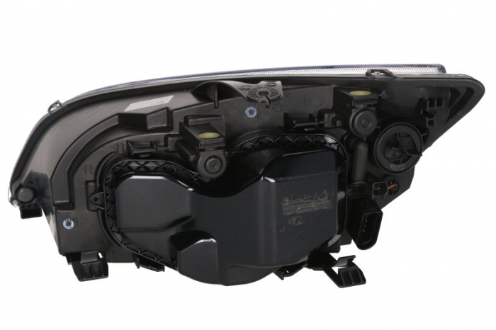 Far dreapta (H1/H7, reglaj electric, cu motoras,cu iluminare in viraje, fundal cromat) FORD FOCUS 2004-2008 [2]