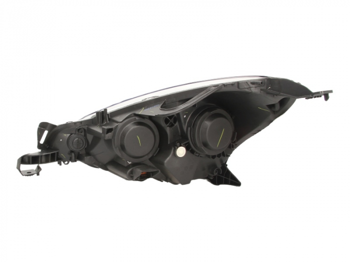 Far dreapta (H1/H7, reglaj electric, cu motoras, fundal cromat) CITROEN C3, DS3 2009-2014 [2]