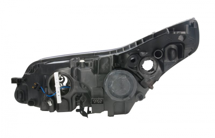 Far dreapta (H1/H7, reglaj electric, cu motoras, fundal cromat) CITROEN C4 2004-2008 [2]