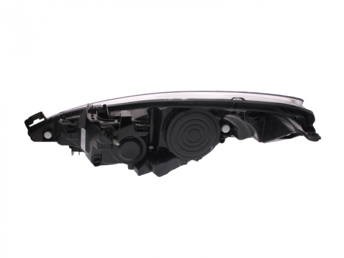 Far dreapta (H1/H7, reglaj electric, cu motoras, fundal cromat, fundal transparent) PEUGEOT 207 2006-2009 [2]