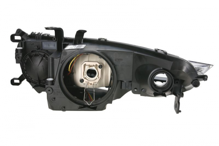 Far dreapta (H1/H7, reglaj electric, cu motoras, fundal cromat) HONDA CIVIC VIII 2005-2011 [2]