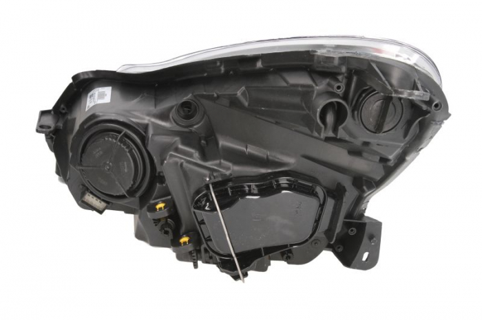 Far dreapta (H1/H7, reglaj electric, cu motoras, fundal cromat) OPEL CORSA 2011-2014 [2]