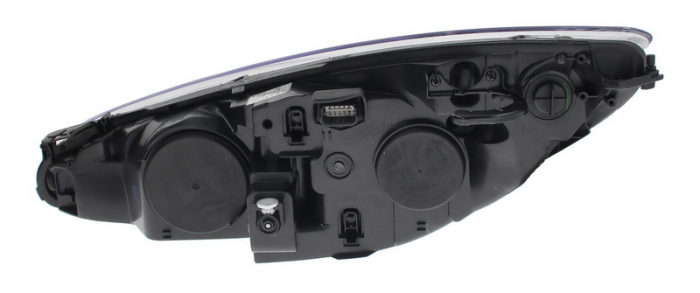 Far dreapta (H1/H7, reglaj electric, cu motoras, fundal cromat) PEUGEOT 308 CC, 308 I, 308 SW I, RCZ [2]