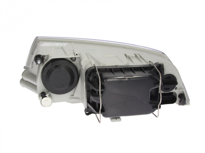 Far dreapta (H1/H7, reglaj electric, cu motoras, fundal cromat) SKODA OCTAVIA II [2]