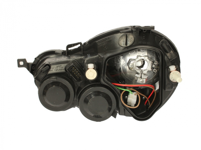 Far dreapta (H1/H7, reglaj electric, fundal cromat) VW POLO 2001-2005 [2]
