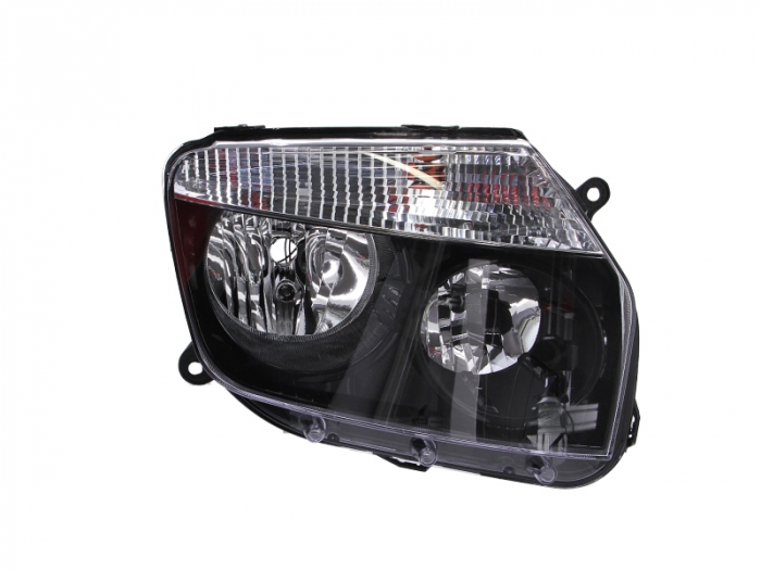Far dreapta (H1/H7, reglaj electric, manual, fundal negru) DACIA DUSTER 2010-2013 [1]