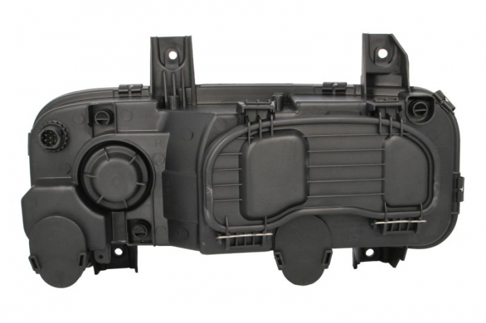 Far dreapta (H1/H7/W5W, manual, fara motor, cu lumina de ceata, culoare insert: crom platinat) potrivit MERCEDES ATEGO, ATEGO 2, ATEGO 3 01.98- [2]