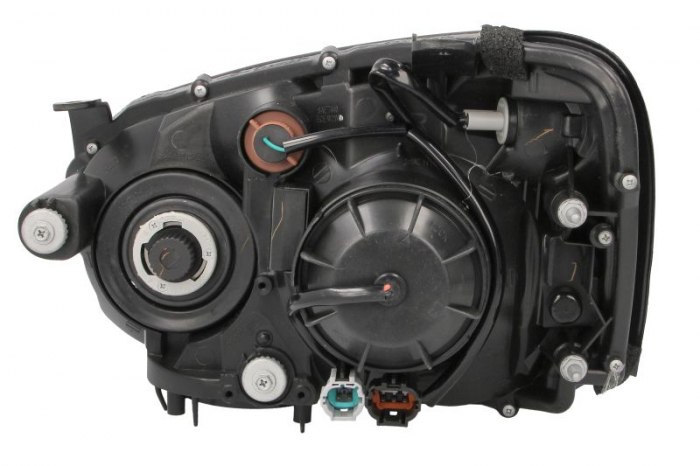 Far Dreapta (H1/HB3, manual, fara motoras, culoare insert: cromat, culoare semnalizator: galben) potrivit SUBARU IMPREZA [2]