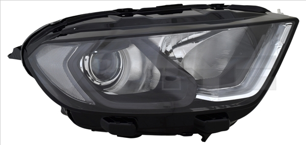 Far Dreapta (H1 LED, electric, cu motor, culoare insert: negru) potrivit FORD ECOSPORT 10.17-