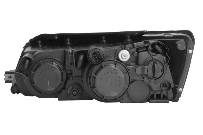 Far Dreapta (H11/H7, electric, fara motoras, culoare insert: cromat, culoare semnalizator: galben) potrivit HYUNDAI SONATA V [2]