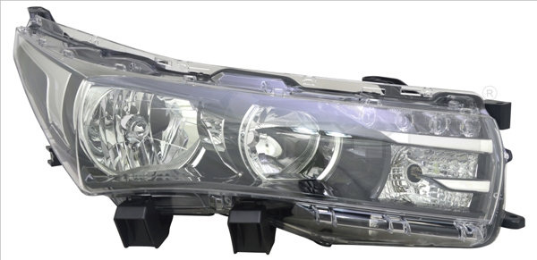 Far Dreapta (H11 HB3 LED, electric, cu motor) potrivit TOYOTA COROLLA -07.16