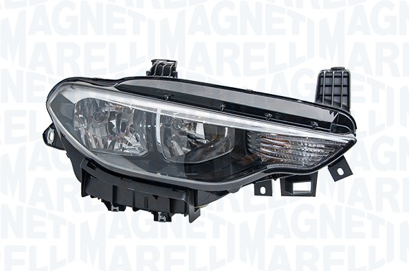 Far Stanga H15 H3 PY21W, halogen, interior negru, semnalizator portocaliu potrivit FIAT TIPO