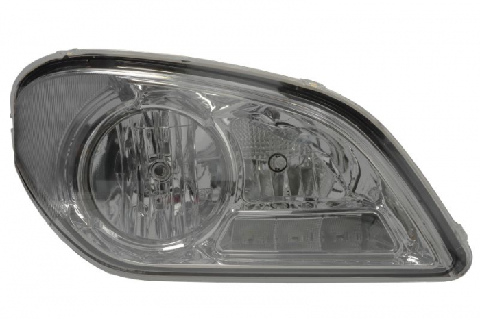 Far dreapta (H15 H7 LED W5W, automatic, cu lumina de zi, culoare insert: crom platinat, culoare indicator: transparent) potrivit MERCEDES CITARO (O 530) 05.99-