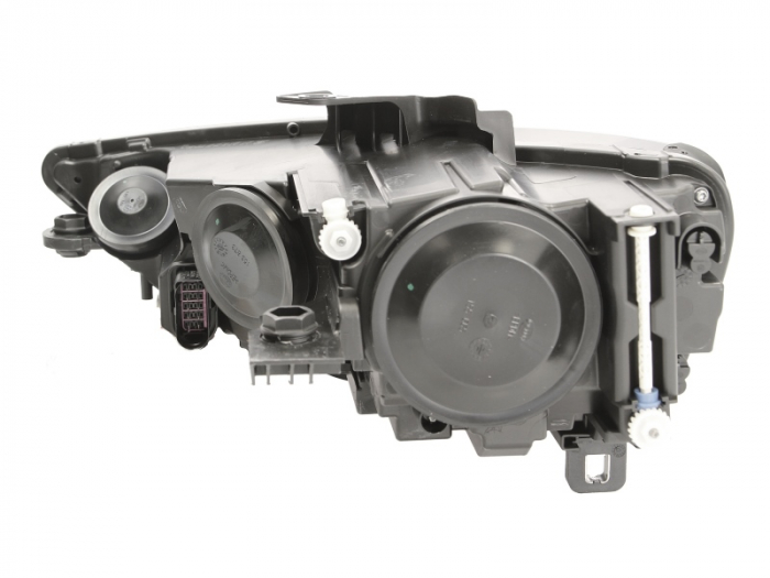 Far dreapta (H15/H7, reglaj electric, cu motoras, fundal argintiu) AUDI A3 2012-2016 [2]