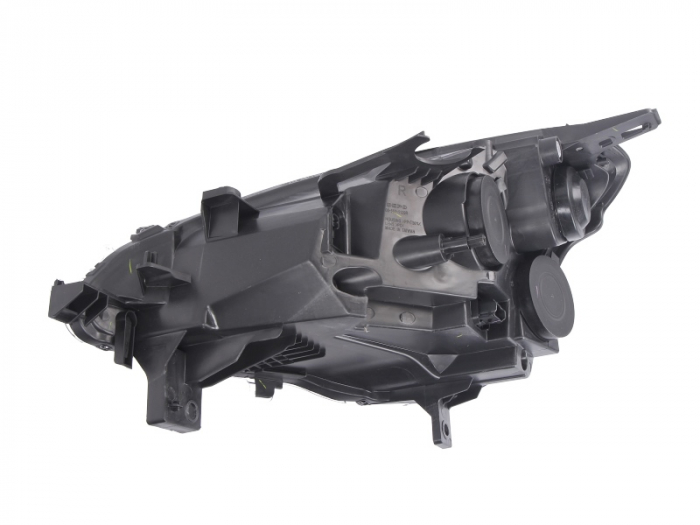 Far Dreapta potrivit PEUGEOT PARTNER, PARTNER TEPEE, PARTNER/MINIVAN (H4, electric, cu motor, culoare insert: cromat) [2]
