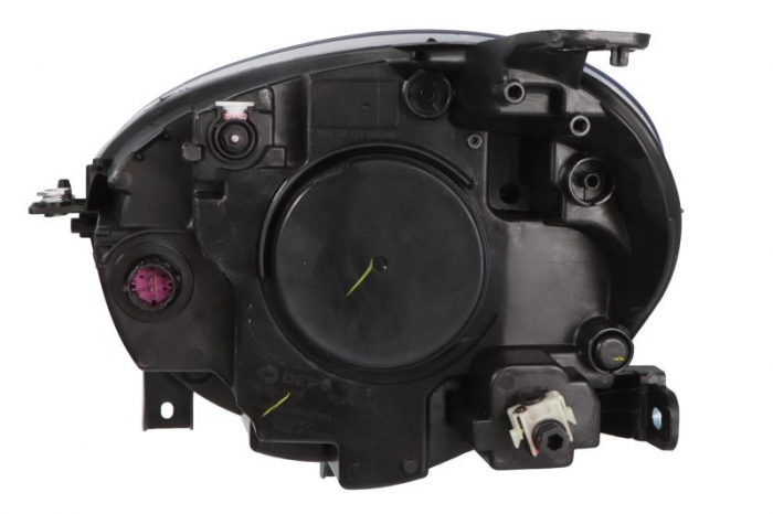 Far Dreapta H4, electric, cu motor, interior negru potrivit FIAT 500X [2]