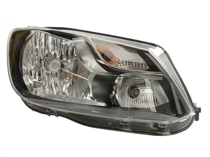 Far dreapta (H4, electric, cu motoras, cu lumini de zi) VW CADDY 2010-2015