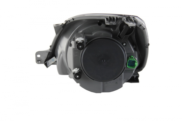 Far dreapta (H4, electric, cu motoras, fundal gri) FORD FIESTA 2005-2007 [2]