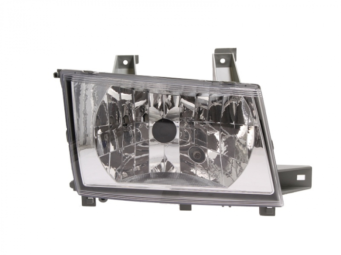 Far Dreapta (H4, electric, fara motoras, culoare insert: cromat) potrivit MITSUBISHI CANTER (FB7, FB8, FE7, FE8) VII, CANTER (FE5, FE6) VI, FUSO
