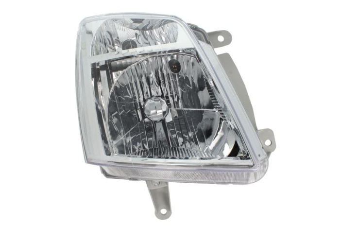 Far Dreapta (H4, electric, fara motoras, culoare insert: gri) potrivit ISUZU D-MAX I