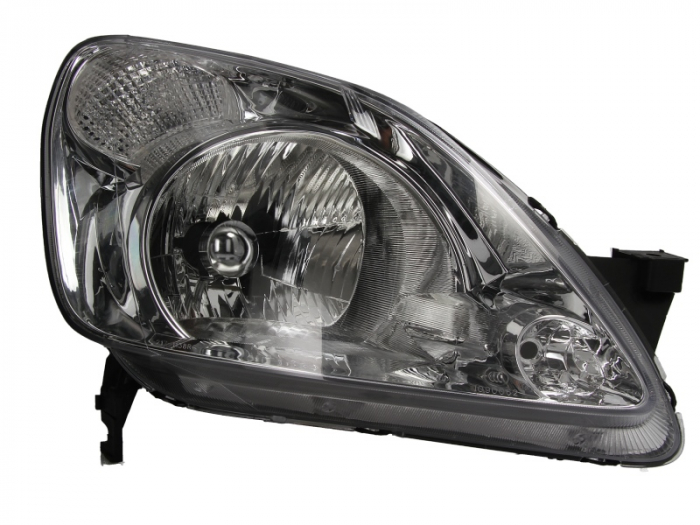 Far dreapta (H4, electric, fundal argintiu, fundal transparent) HONDA CR-V 2001-2004