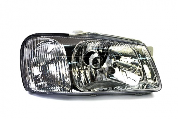 Far dreapta (H4, electric, fundal cromat, fundal transparent) HYUNDAI ACCENT 2000-2005 [3]