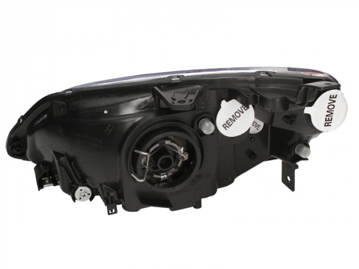 Far dreapta (H4, electric, manual, fundal cromat, fundal portocaliu) HONDA CIVIC 2001-2003 [2]