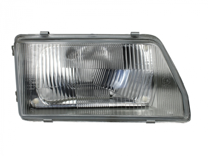 Far Dreapta (H4, fara motoras, culoare insert: gri) potrivit FIAT CINQUECENTO