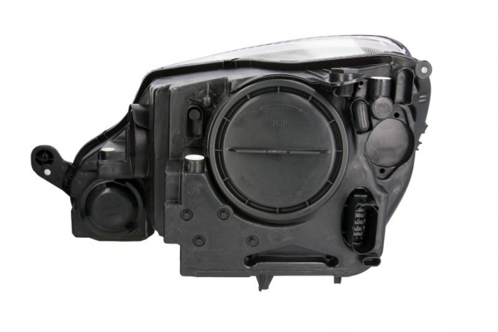 Far dreapta (H4/H7, reglaj electric, cu motoras, fundal argintiu) SKODA YETI 2009-2013 [2]