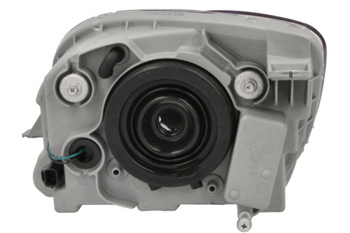 Far Dreapta (H4, manual, fara motoras, culoare insert: cromat, culoare semnalizator: galben) potrivit DAEWOO MATIZ; FSO MATIZ [2]