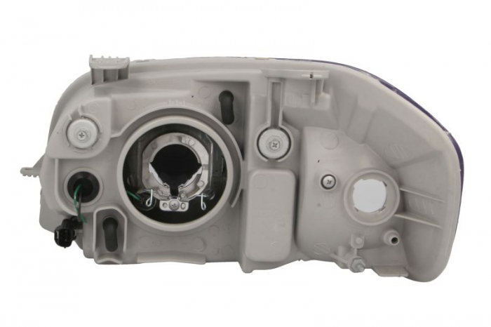 Far Dreapta potrivit CHEVROLET AVEO / KALOS pana in 2011 (H4, manual, fara motoras, culoare insert: cromat, culoare semnalizator: transparent) [2]