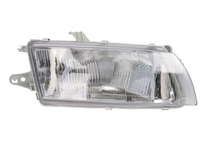 Far Dreapta (H4, manual, fara motoras, culoare insert: cromat) potrivit MAZDA 323 C V, 323 F V, 323 P V, 323 S V 09.94-09.98