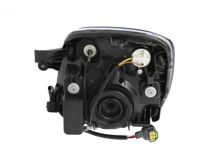 Far Dreapta potrivit KIA PICANTO (H4, manual, fara motoras, culoare interior: cromat, culoare semnalizator: transparent) [2]