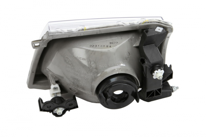 Far dreapta (H4, manual, fundal cromat) TOYOTA HILUX 1997-2005 [2]