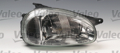 Far Dreapta potrivit OPEL COMBO/MINIVAN, CORSA A TR, CORSA B (H4, mecanic, fara motoras, halogen, culoare interior argintiu, culoare semnalizator: transparent) [3]